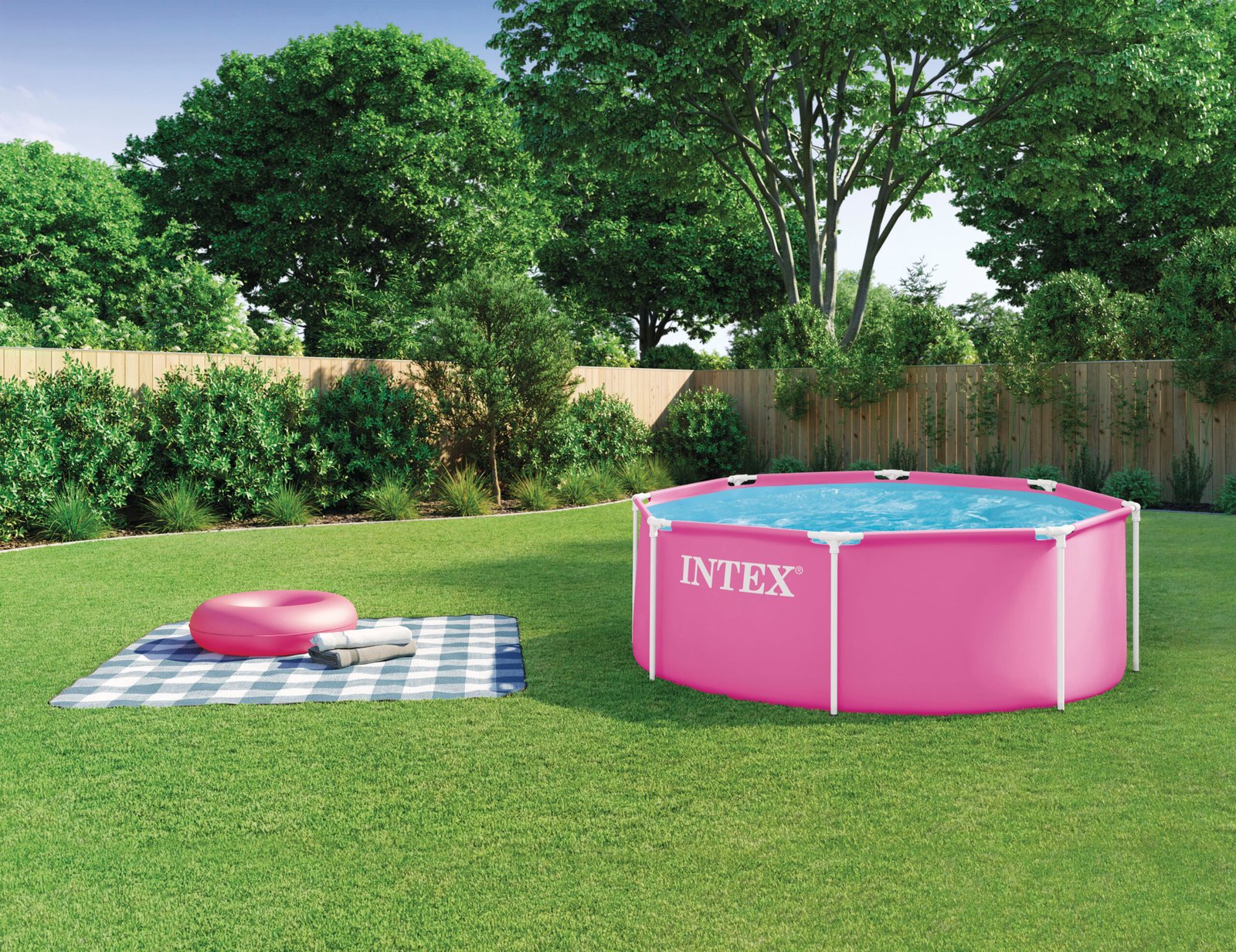 Πισίνα INTEX Metal Frame 244x76cm 28290 - Image 4