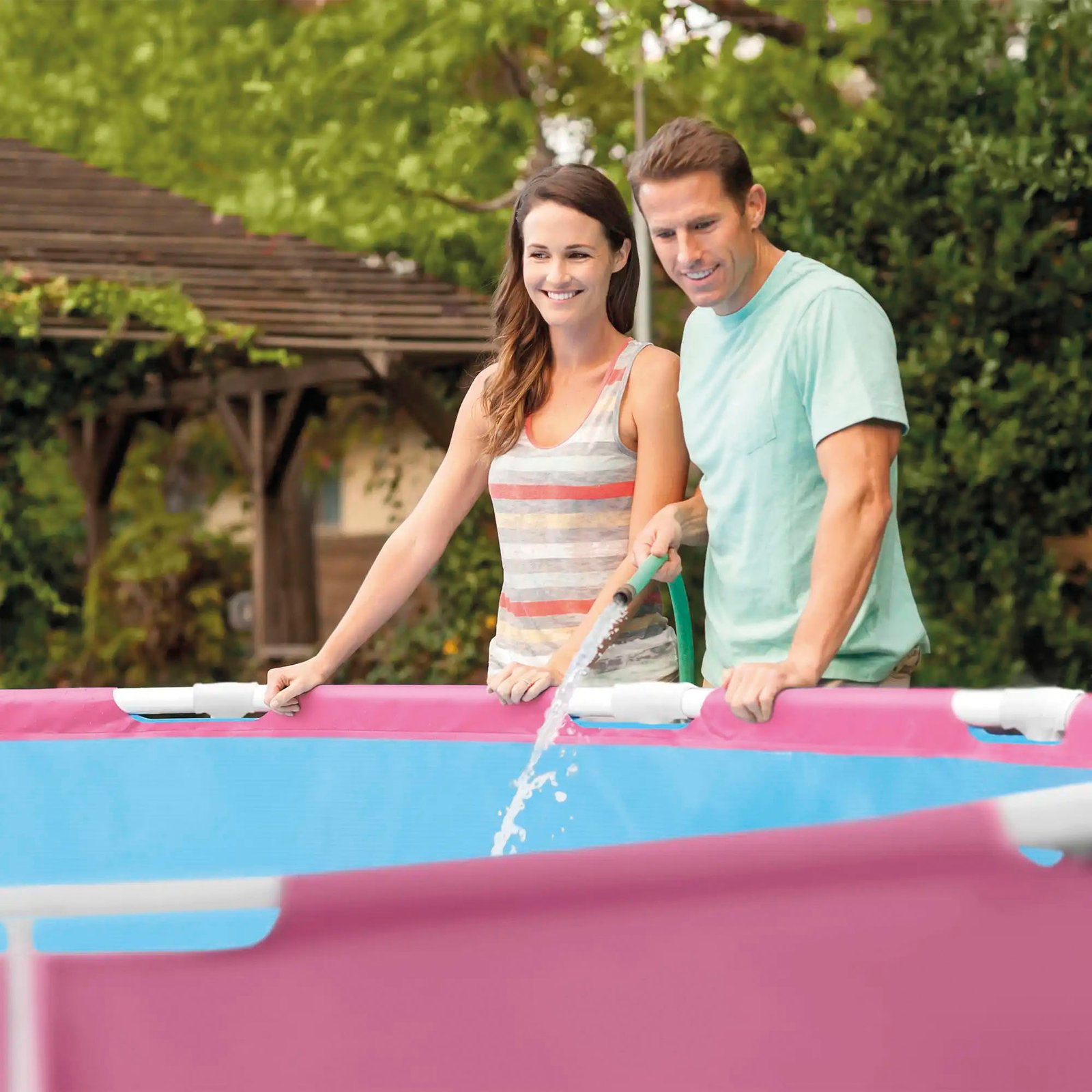 Πισίνα INTEX Metal Frame 244x76cm 28290 - Image 5