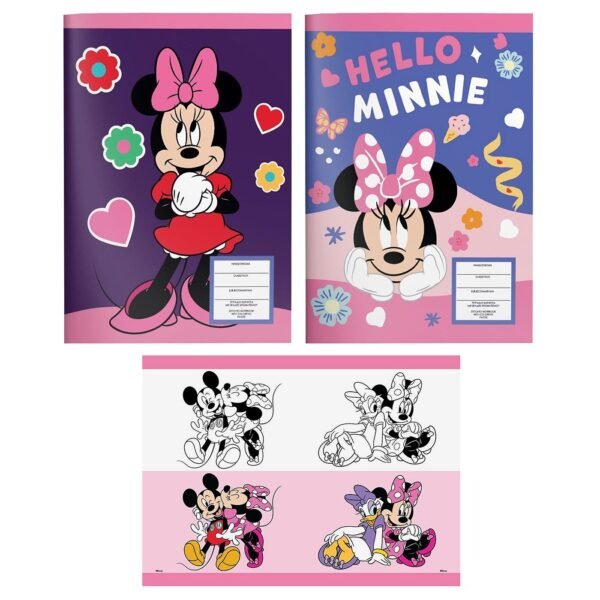 Τετράδιο Καρφίτσα 40φ Minnie 25χ17cm Disney 000564979 - (12ΤΕΜ) - (84-357)