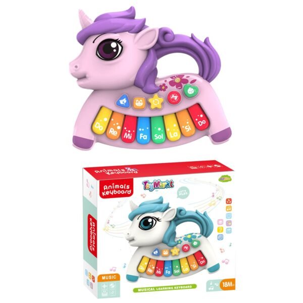 Piano Funny Animal Μονόκερως 22x19x5cm ToyMarkt 96168 - (1ΤΕΜ) - (76-148) - Image 3
