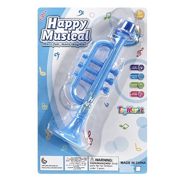 Μίνι Τρομπέτα σε Καρτέλα 14x21x4cm ToyMarkt 96173 - (1ΤΕΜ) - (76-153) - Image 3