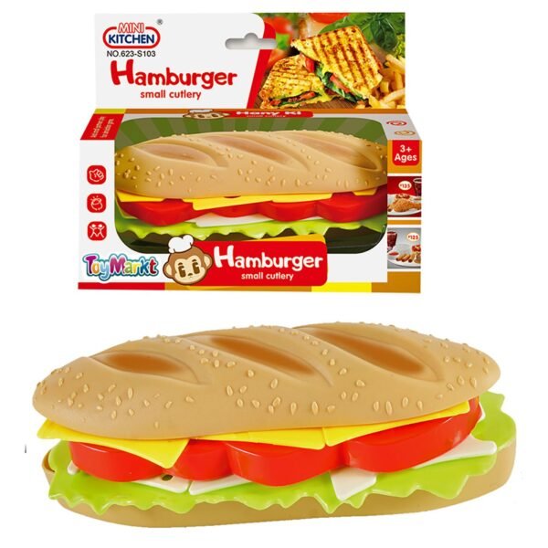 Hamburger diy σε Κουτί 15x12x7cm ToyMarkt 971189 - (1ΤΕΜ) - (77-1169) - Image 3