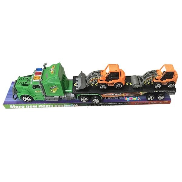 Νταλίκα Friction με 2 Δομικά Οχήματα 43x11x8cm ToyMarkt 902289 - (1ΤΕΜ) - (70-2269) - Image 3