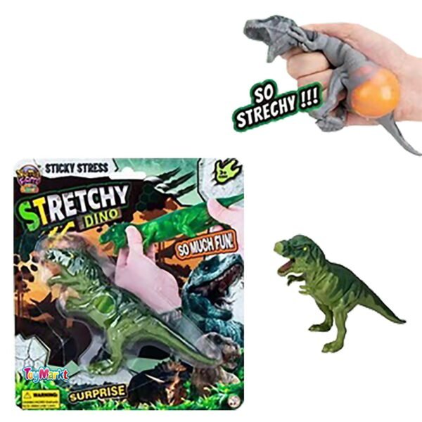 Stretchy Dino 20x22cm ToyMarkt 913391 - (1ΤΕΜ) - (71-3371) - Image 3
