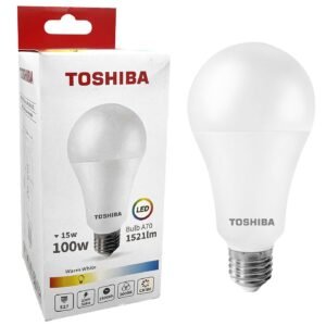 Λάμπα LED Toshiba για Ντουί ε27 Θερμό Λευκό 230v N_std a70 15w 3000k Γωνία Δέσμης 180 Μοίρες Toshiba 00168809 - (1ΤΕΜ) - (88-445)