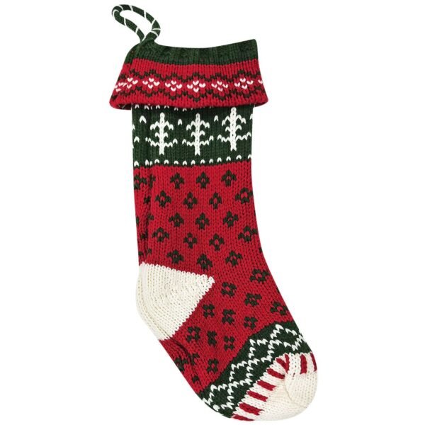 Μπότα-Κάλτσα Δώρων Χριστουγεννιάτικη Μάλλινη 48x14cm Xmasfest 1133694 - (1ΤΕΜ) - (93-3674)