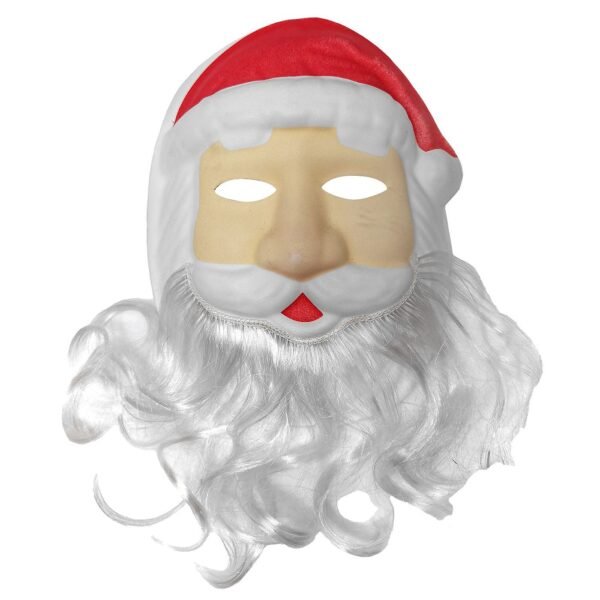 Μάσκα Άγιος Βασίλης με Μούσι Xmasfest 1133862 - (12ΤΕΜ) - (93-3842)