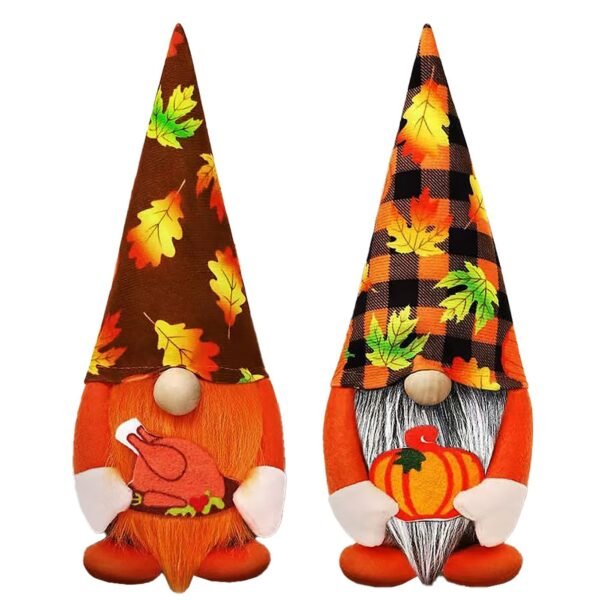Άγιος Gnome με Κολοκύθα 33cm Xmasfest 1133950 - (1ΤΕΜ) - (93-3930)