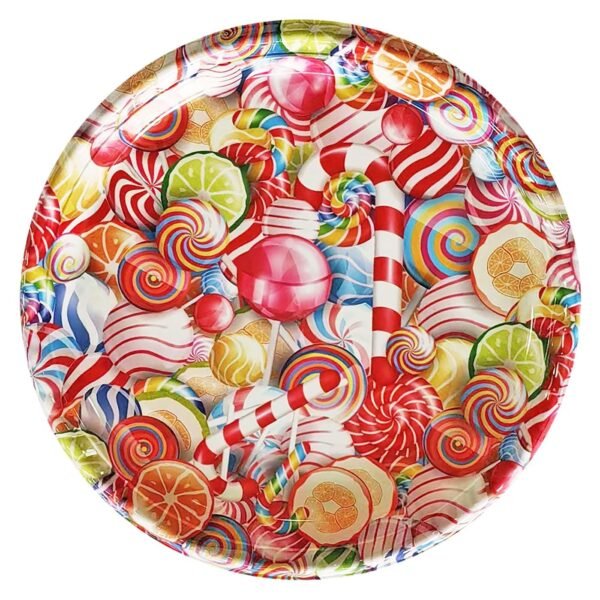 Δίσκος Πλαστικός Στρογγυλός Μπάλες-Καραμέλες ø32cm Xmasfest 1133870 - (1ΤΕΜ) - (93-3850)