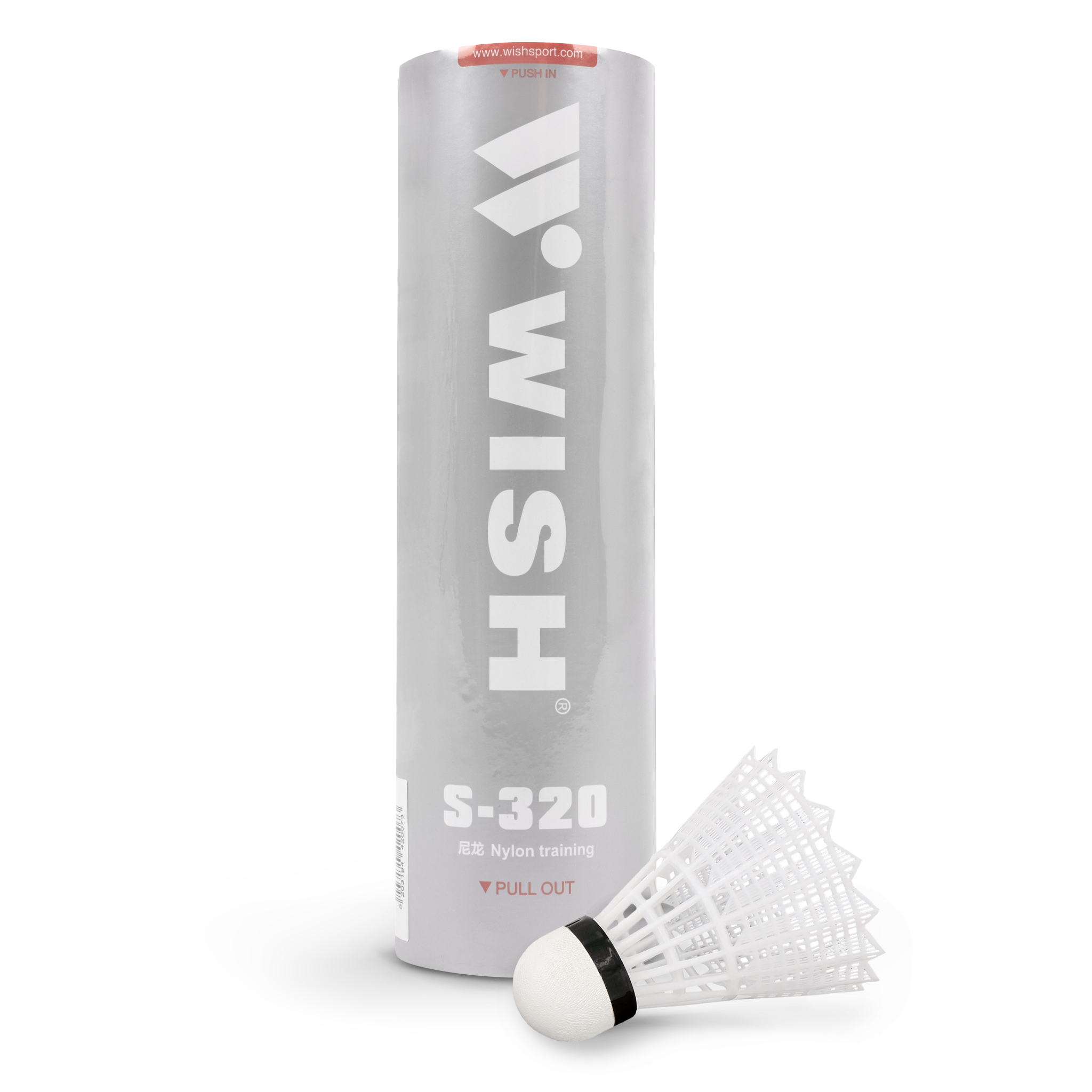 Μπαλάκια Badminton Nylon Shuttlecock S-320 6 τμχ. 42007