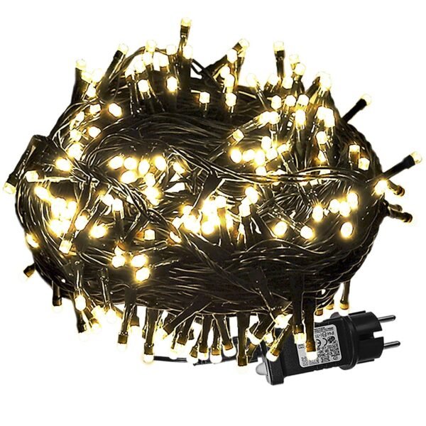 105 Λαμπάκια LED Λευκό Θερμό σε Σειρά με Προγράμματα IP44 8,25m Xmasfest 1133490 - (1ΤΕΜ) - (93-3470)