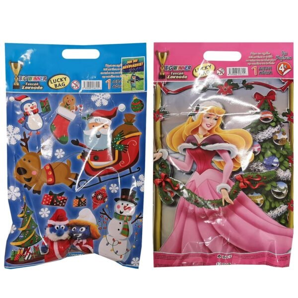 Τυχερή Σακούλα Χριστουγέννων 4 Ευρώ Big Winner - Τυχαίο-Χρώμα-Σχέδιο-Επιλογή - (8ΤΕΜ) - (93-3094)