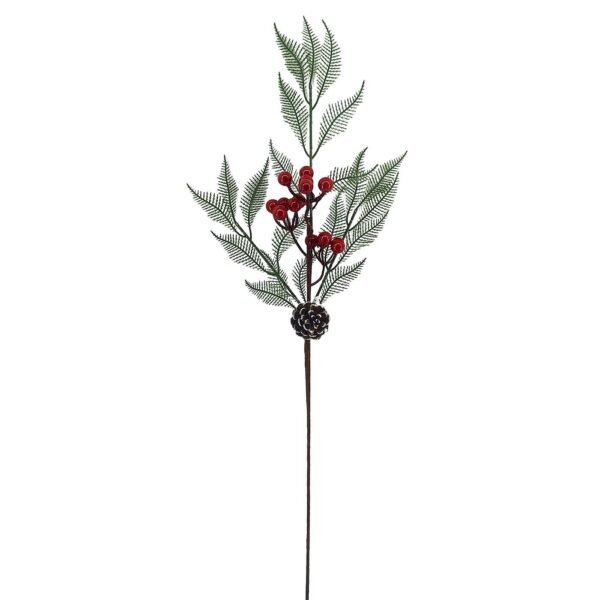 Κλαδί με γκι & Κουκουνάρι 72cm Xmasfest 1133899 - (1ΤΕΜ) - (93-3879)