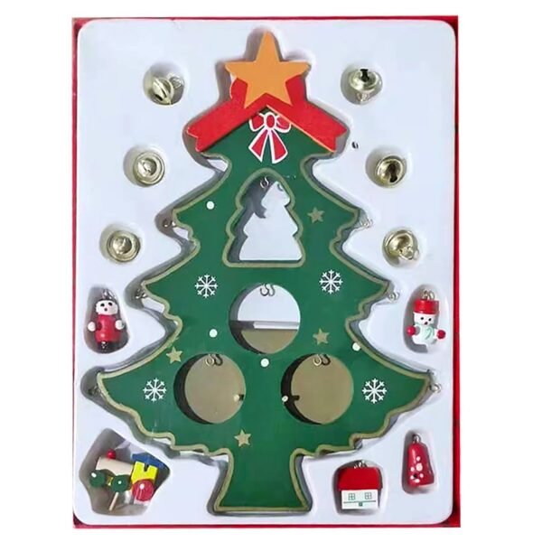 Δέντρο-Ξύλινα Στολίδια σετ=12 τεμ 22x18cm Xmasfest 1132698 - (1ΣΕΤ) - (93-2678)