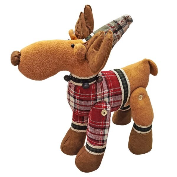 Τάρανδος Πάνινος με Μπότες 45x40cm Xmasfest 1133722 - (1ΤΕΜ) - (93-3702)