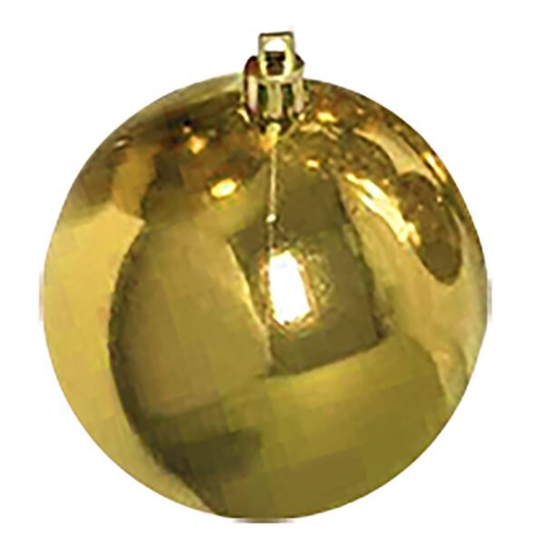 Μπάλα Γυαλιστερή πακ=6τεμ φ7 ø7cm Xmasfest 1133548 - Χρυσό - (1ΠΑΚ) - (93-3528)