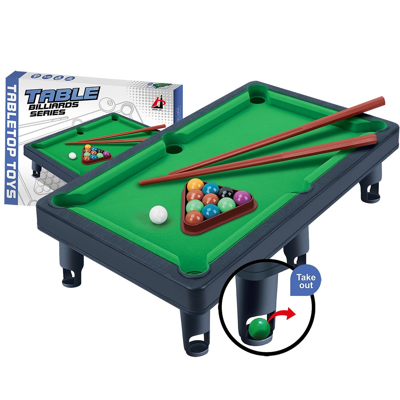 Μπιλιάρδο Μεσαίο σε Κουτί 31x26x3cm ToyMarkt 913655 - (1ΤΕΜ) - (71-3635)