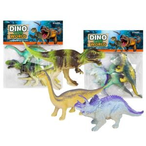 3 Δεινόσαυροι 16cm σε Σακουλάκι 20x16x3cm ToyMarkt 913662 - Τυχαίο-Χρώμα-Σχέδιο-Επιλογή - (1ΤΕΜ) - (71-3642)