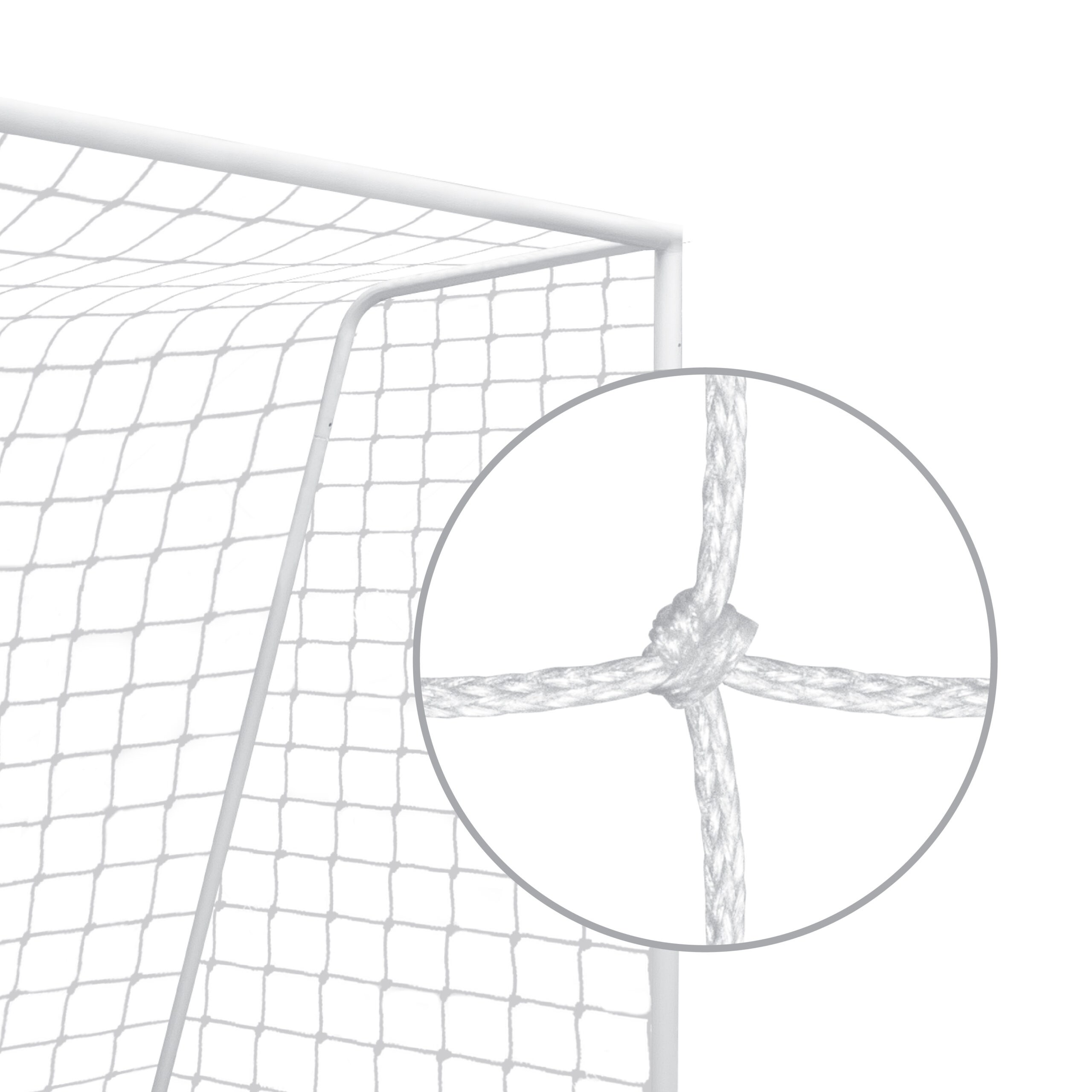 Δίχτυ Ποδοσφαίρου 11v11 Πλεκτό PE 3mm 44906