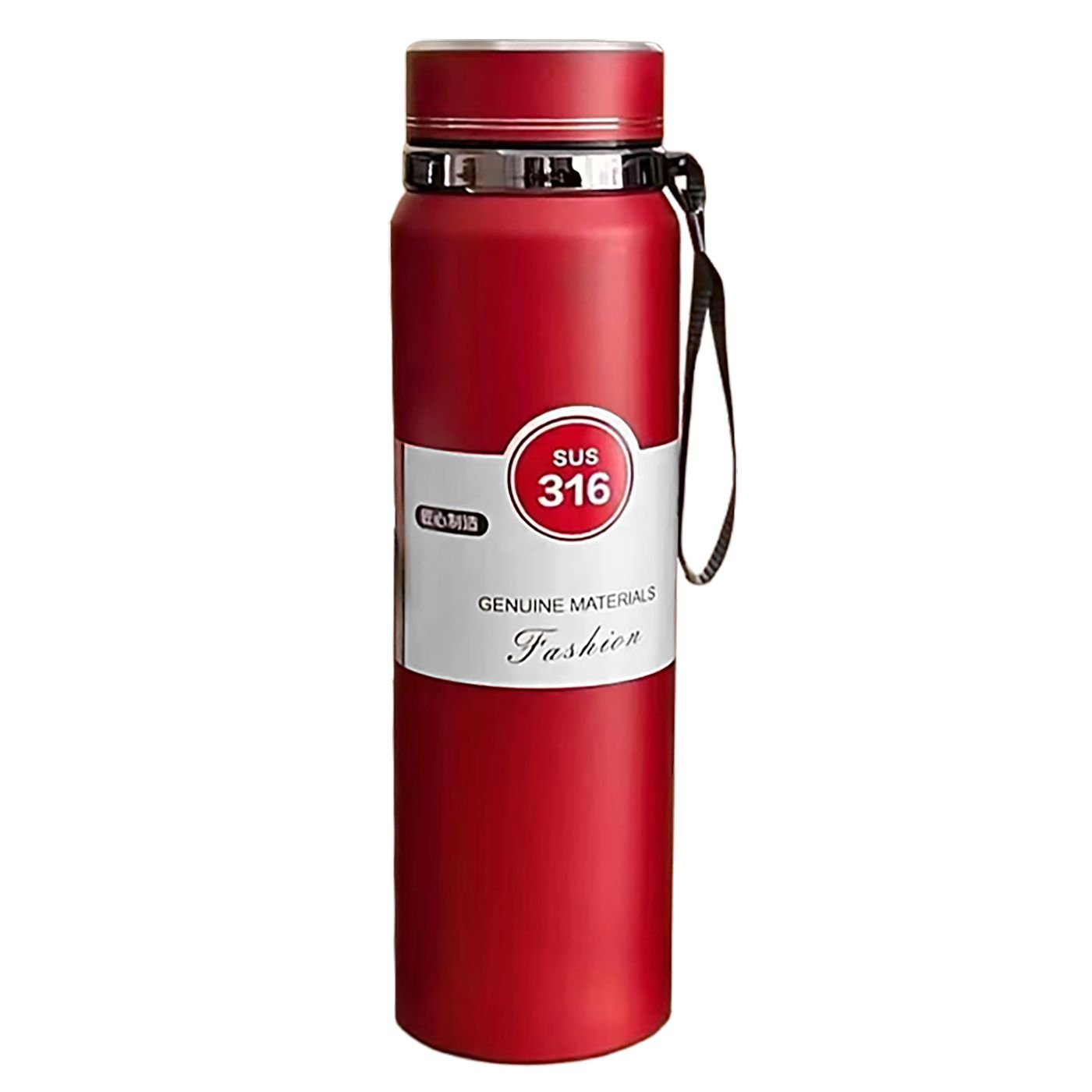 Θερμός Ανοξείδωτος Μονόχρωμος με Λουράκι 1000ml Homie 1002185 - Τυχαίο-Χρώμα-Σχέδιο-Επιλογή - (1ΤΕΜ) - (80-2165) - Image 3