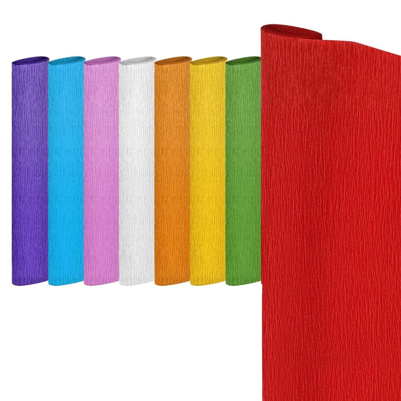 Χαρτί Γκοφρέ Χρώματα 2mx50cm JustNote 39100 - Κόκκινο - (10ΤΕΜ) - (19-80) - Image 3