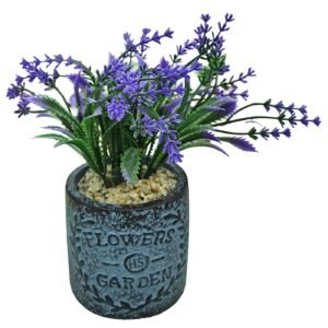 Γλαστράκι Λεβάντα Πήλινο Flower Garden 18x8cm Homie 423127 - (6ΤΕΜ) - (22-3107)