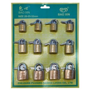 Λουκέτα Σετ=12 τεμ 20mm, 25mm, 32mm 20mm 25mm 32mm Homie 116962 - (1ΣΕΤ) - (96-942)