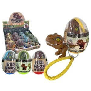 Αυγό με Δεινόσαυρο Αυγό=9x7cm Homie 116930 - Τυχαίο-Χρώμα-Σχέδιο-Επιλογή - (12ΤΕΜ) - (96-910)