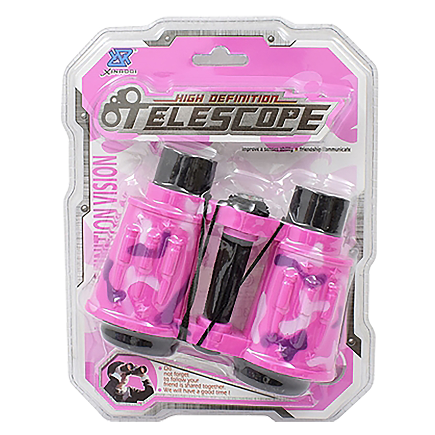 Κυάλια + Πυξίδα σε Μπλίστερ 17x22x5cm ToyMarkt 913550 - Ροζ - (1ΤΕΜ) - (71-3530)