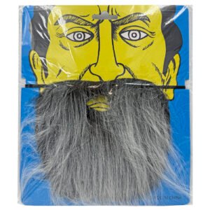 Μούσι Αμφίεσης Καρτέλα=25,5x21cm Carnavalista 23436 - Γκρι - (1ΤΕΜ) - (3-416)