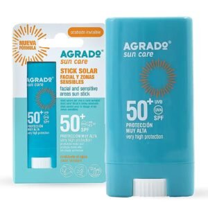Αντηλιακό Stick Προσώπου Αδιάβροχο Agrado SPF50+ 15ml Agrado - (12ΤΕΜ) - (5-172)