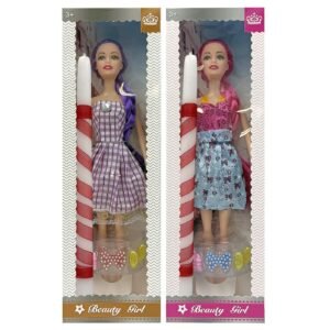 Λαμπάδα Κούκλα 28cm Καλοκαιρινό Φόρεμα 32x10x4cm Bunny's 932332 - Τυχαίο-Χρώμα-Σχέδιο-Επιλογή - (1ΤΕΜ) - (73-2312)