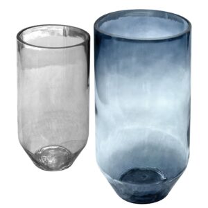 Βάζο Γυάλινο Οβάλ 22x13cm Homie 322108 - (9ΤΕΜ) - (12-2088)