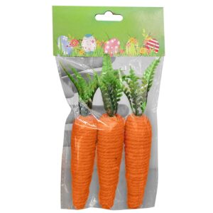 Σετ 3 Καρότα Σχοινένια 14cm Bunny's 932294 - (1ΣΕΤ) - (73-2274)