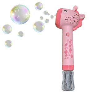 Πολυβόλο Σαπουνόφουσκας Καμηλοπάρδαλη 30x10cm ToyMarkt 913675 - Ροζ - (1ΤΕΜ) - (71-3655)