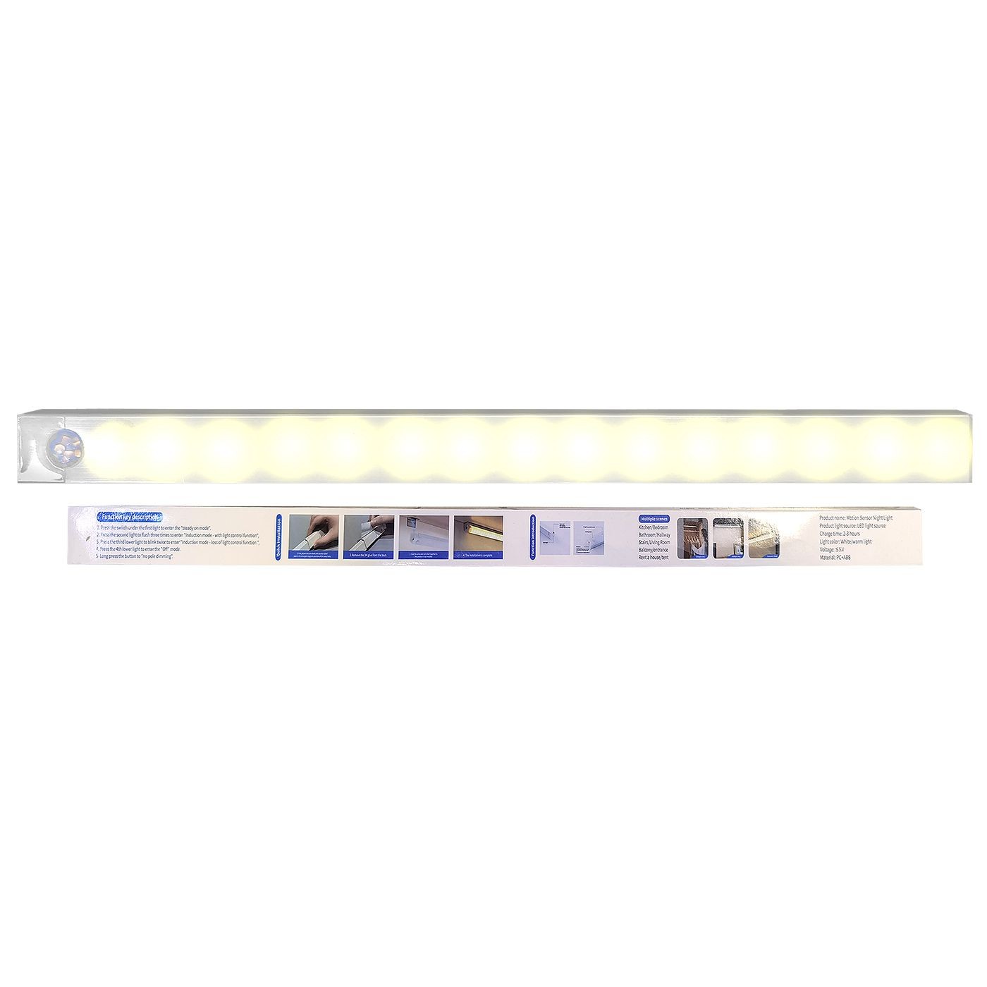Μπάρα LED με Αισθητήρα Κίνησης 30cm Homie 108523 - (1ΤΕΜ) - (88-503)