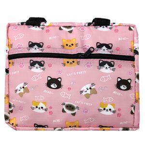 Ισοθερμικό Τσαντάκι Φαγητού Γάτες. Με 2 Θήκες 22x19x12cm JustNote 703601 - (1ΤΕΜ) - (50-3581)