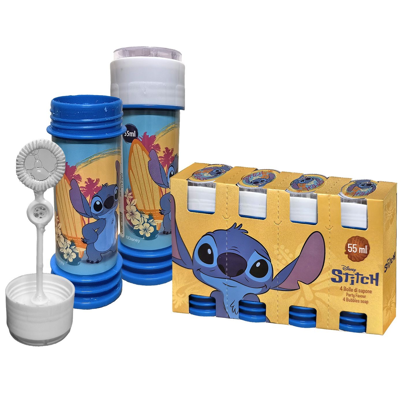 Σαπουνόφουσκες Stitch σετ 4 τεμ 55ml Stitch - (1ΣΕΤ) - (71-3645)