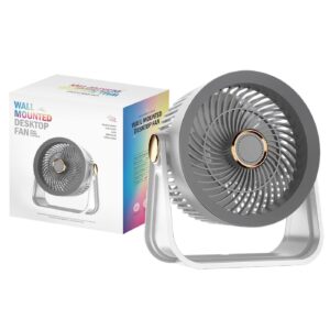 Ανεμιστήρας Επιτραπέζιος με Υποδοχή Αρώματος ø17x21x9,5cm Homie 49195 - (1ΤΕΜ) - (29-175)