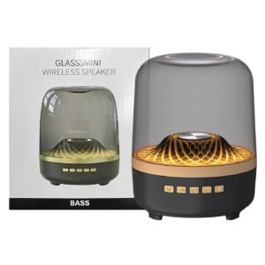 Ηχείο Bluetooth Γυάλα με Ατμοσφαιρικό φως 13x10cm Homie 108529 - (1ΤΕΜ) - (88-509)