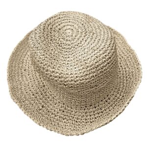 Καπέλο Ψαθόχαρτο Χειροποίητο Μαλακό Εκρού ø29cm SummerTiempo 623353 - (1ΤΕΜ) - (42-3333)