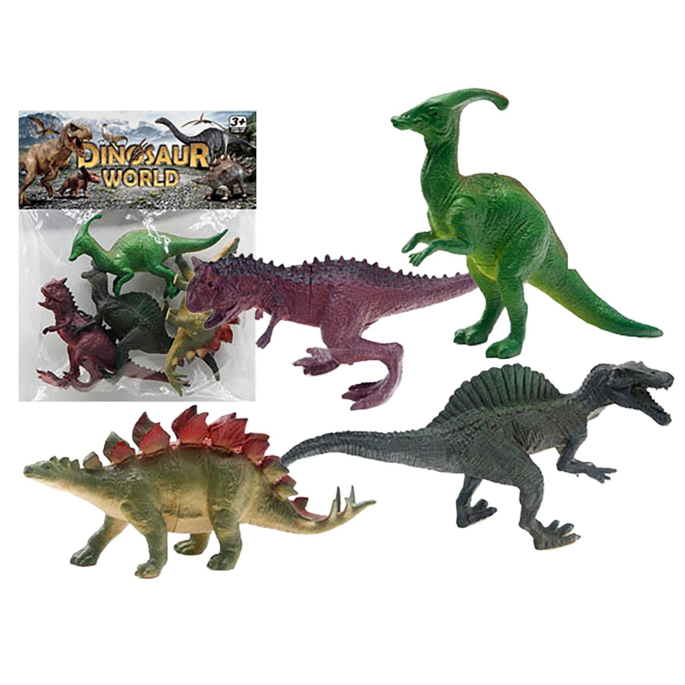 Δεινόσαυροι σετ 4 τεμ 26x23cm ToyMarkt 913684 - (1ΣΕΤ) - (71-3664)