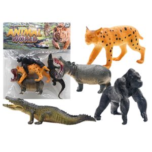 Ζώα Άγρια σετ=4τεμ 23x23cm ToyMarkt 913685 - (1ΣΕΤ) - (71-3665)