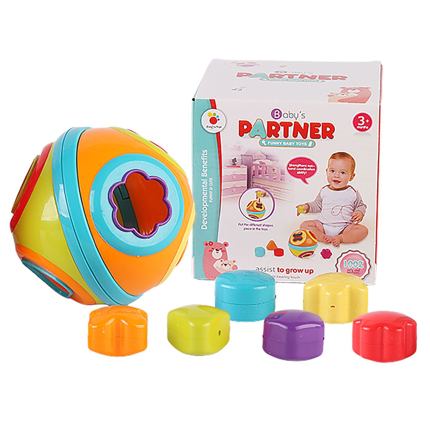 Μπεμπέ Εκπαιδευτική Μπάλα 14,3x14x14cm ToyMarkt 941145 - (1ΤΕΜ) - (74-1125)