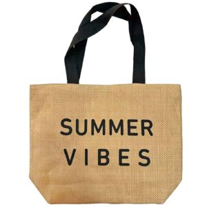 Τσάντα Παραλίας Ψαθόχαρτο 50x35x14cm SummerTiempo 623367 - (1ΤΕΜ) - (42-3347)