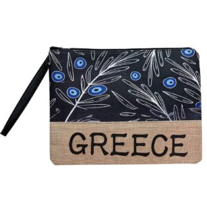 Νεσεσέρ Τσαντάκι με Γιούτα Greece 28x21cm SummerTiempo 623380 - (1ΤΕΜ) - (42-3360)
