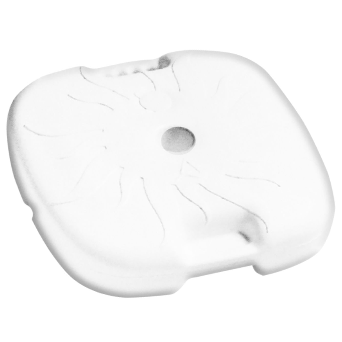Βάση Ομπρέλας 46x46cm Apergis 2260 - Άσπρο - (1ΤΕΜ) - (42-246) - Image 3