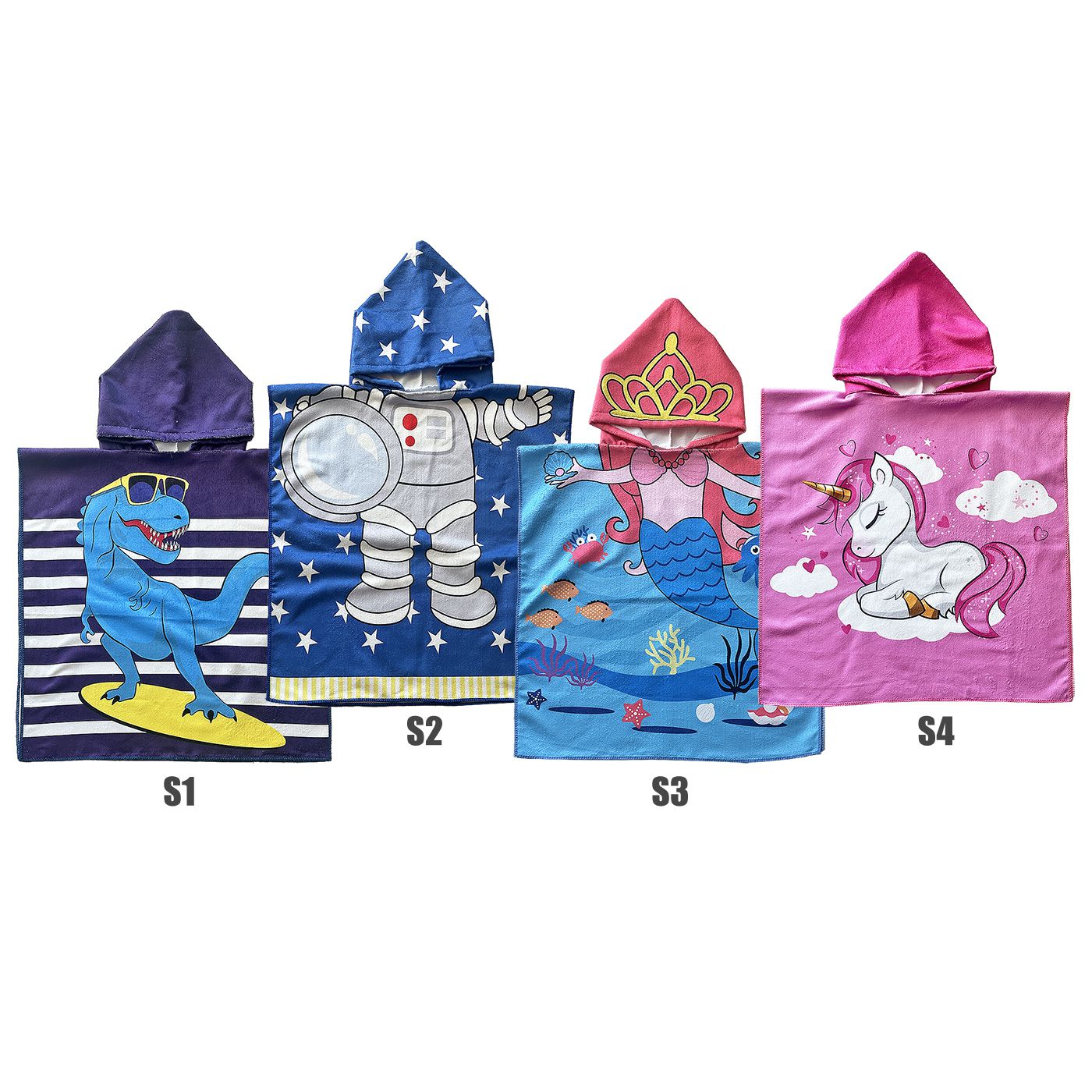 Πόντσο Παιδικό Θαλάσσης Microfiber 60x120cm SummerTiempo 622961 - S4 - (1ΤΕΜ) - (42-2941) - Image 2