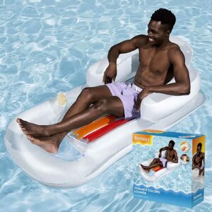 Στρώμα Θαλάσσης Πολυθρόνα Bestway 161x84cm Bestway 43028 - Άσπρο - (1ΤΕΜ) - (42-2169)