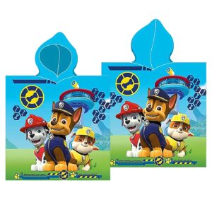 Πετσέτα Θαλάσσης Ποντσο Microfiber Paw Patrol 100x50cm Paw Patrol - (1ΤΕΜ) - (42-3399)